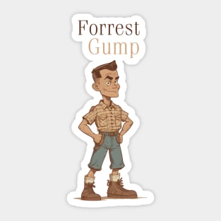 Forrest Gump - Fan Art Sticker